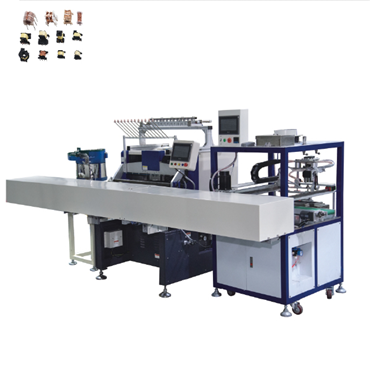 Automatic I-supply inductance wire-winding solder production line